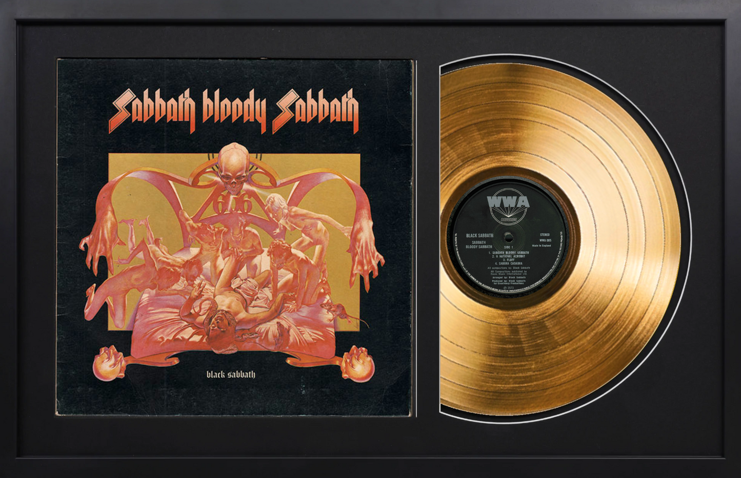 Black Sabbath - Sabbath Bloody Sabbath - 14K Gold Plated Vinyl