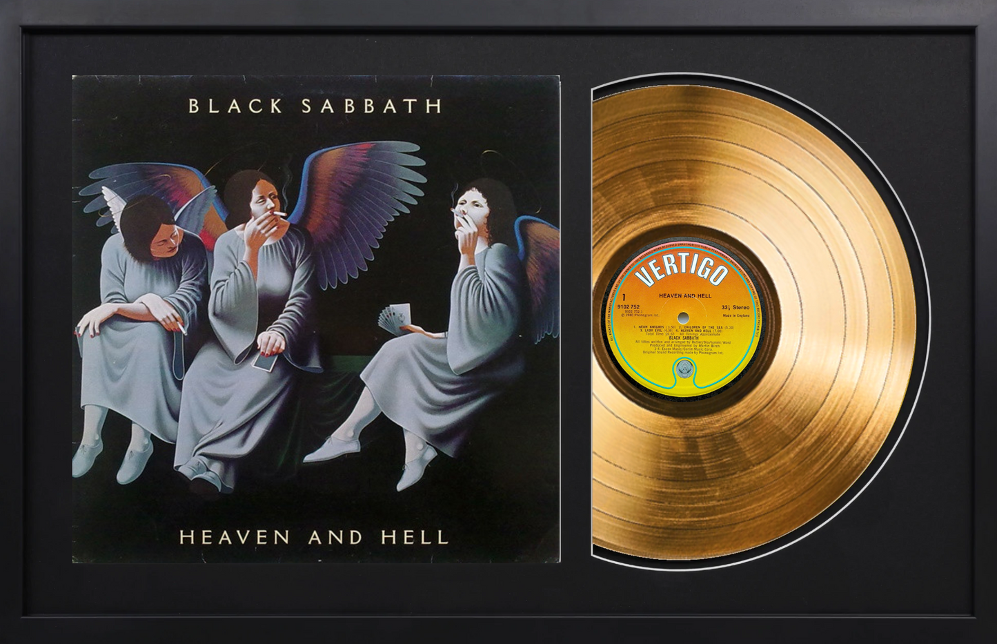Black Sabbath - Heaven and Hell - 14K Gold Plated Vinyl