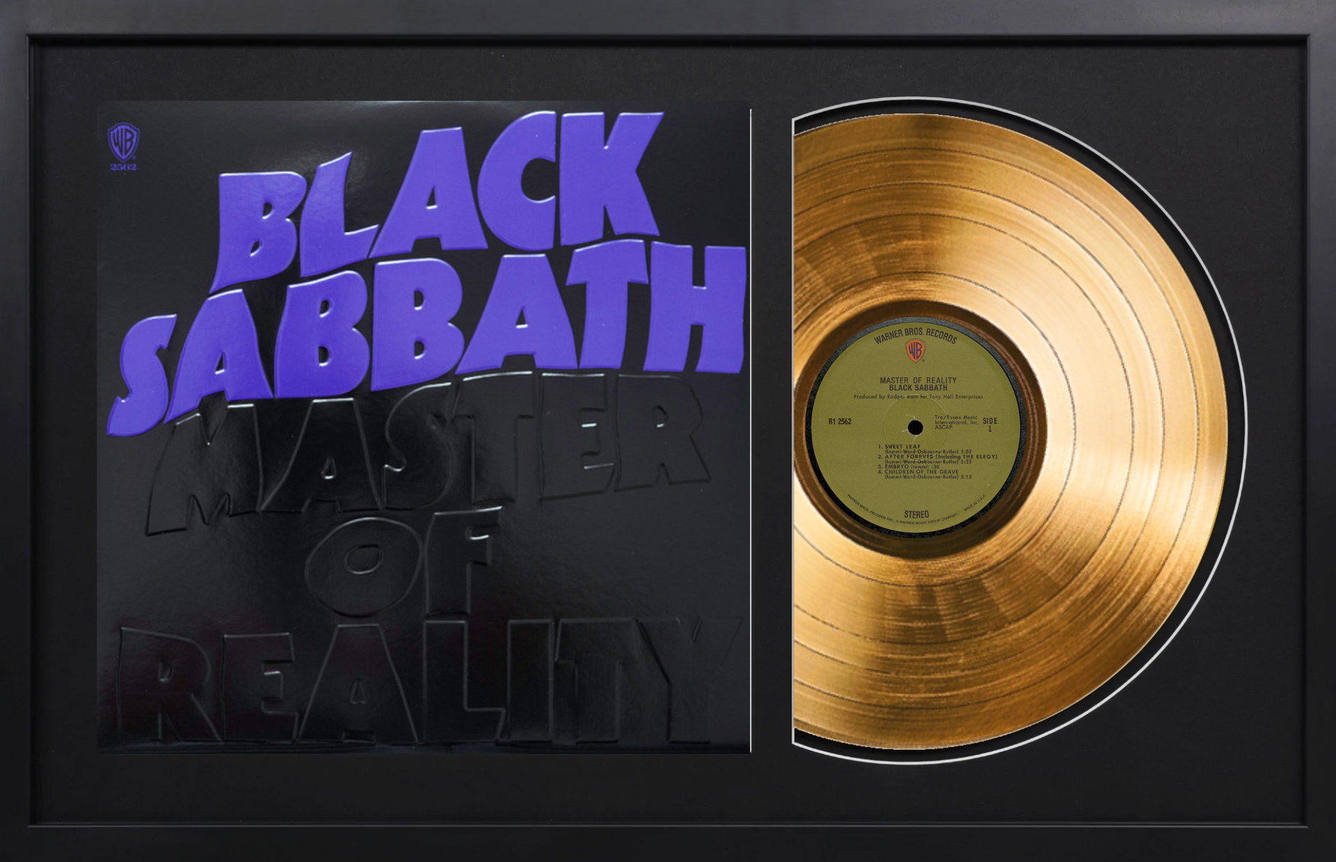 Black Sabbath - Master of Reality - 24K Gold Plated Vinyl – Gold