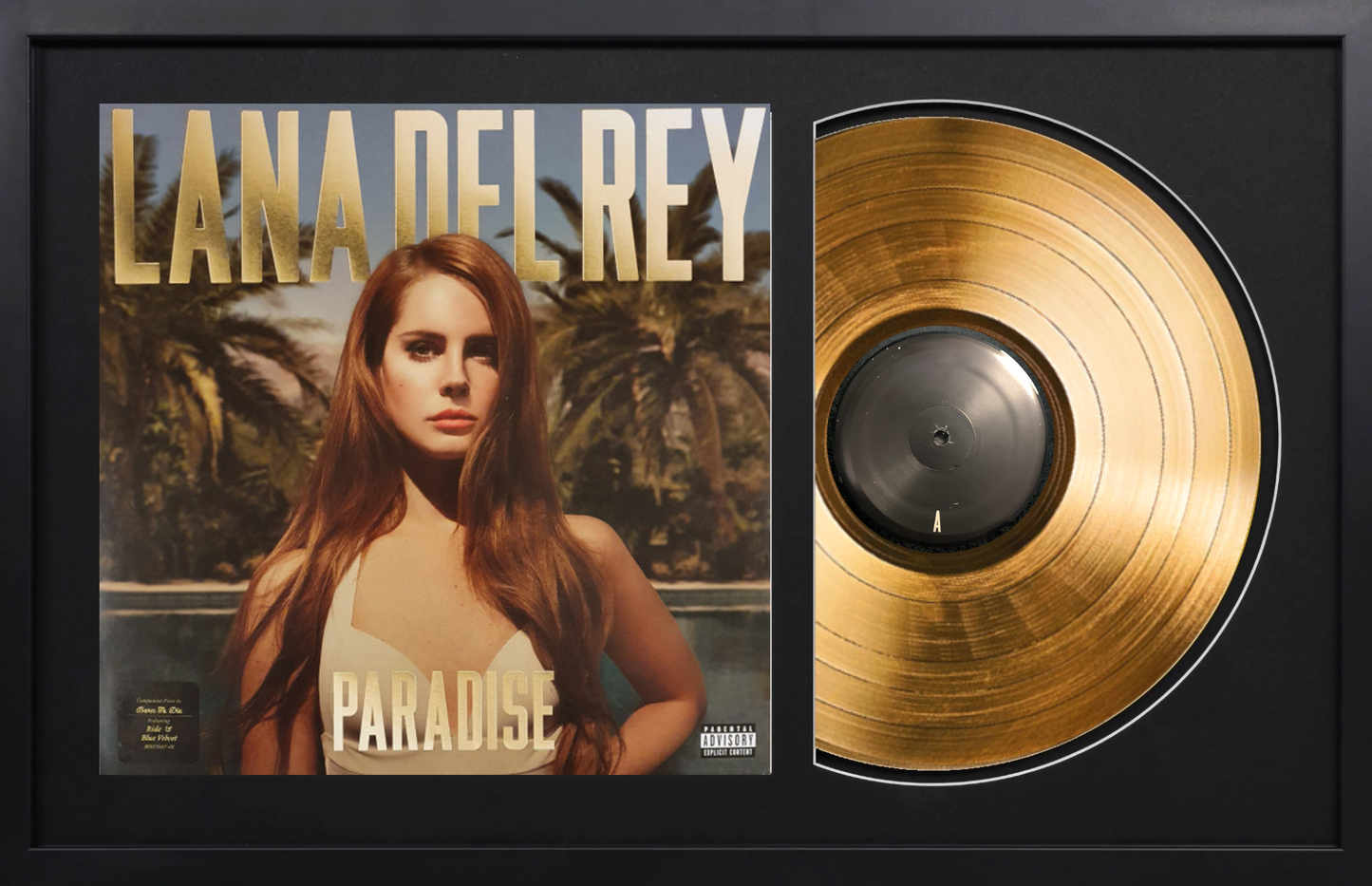 Lana Del Rey - Paradise - 14K Gold Plated Record - Limited Edition Vinyl