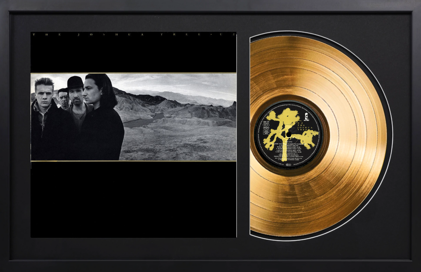 U2 - Joshua Tree - 14K Gold Plated, Limited Edition Album