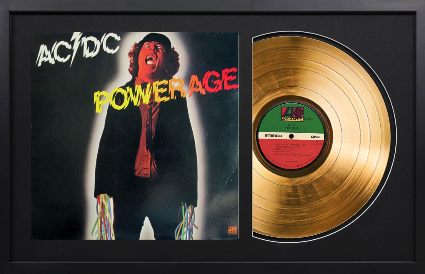 AC/DC - Powerage - 14K Gold Plated Vinyl