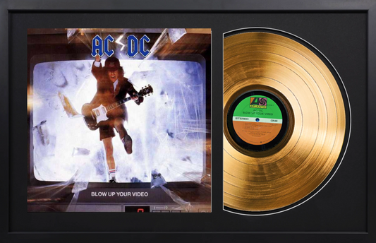 AC/DC - Blow Up Your Video - 14K Gold Plated Vinyl