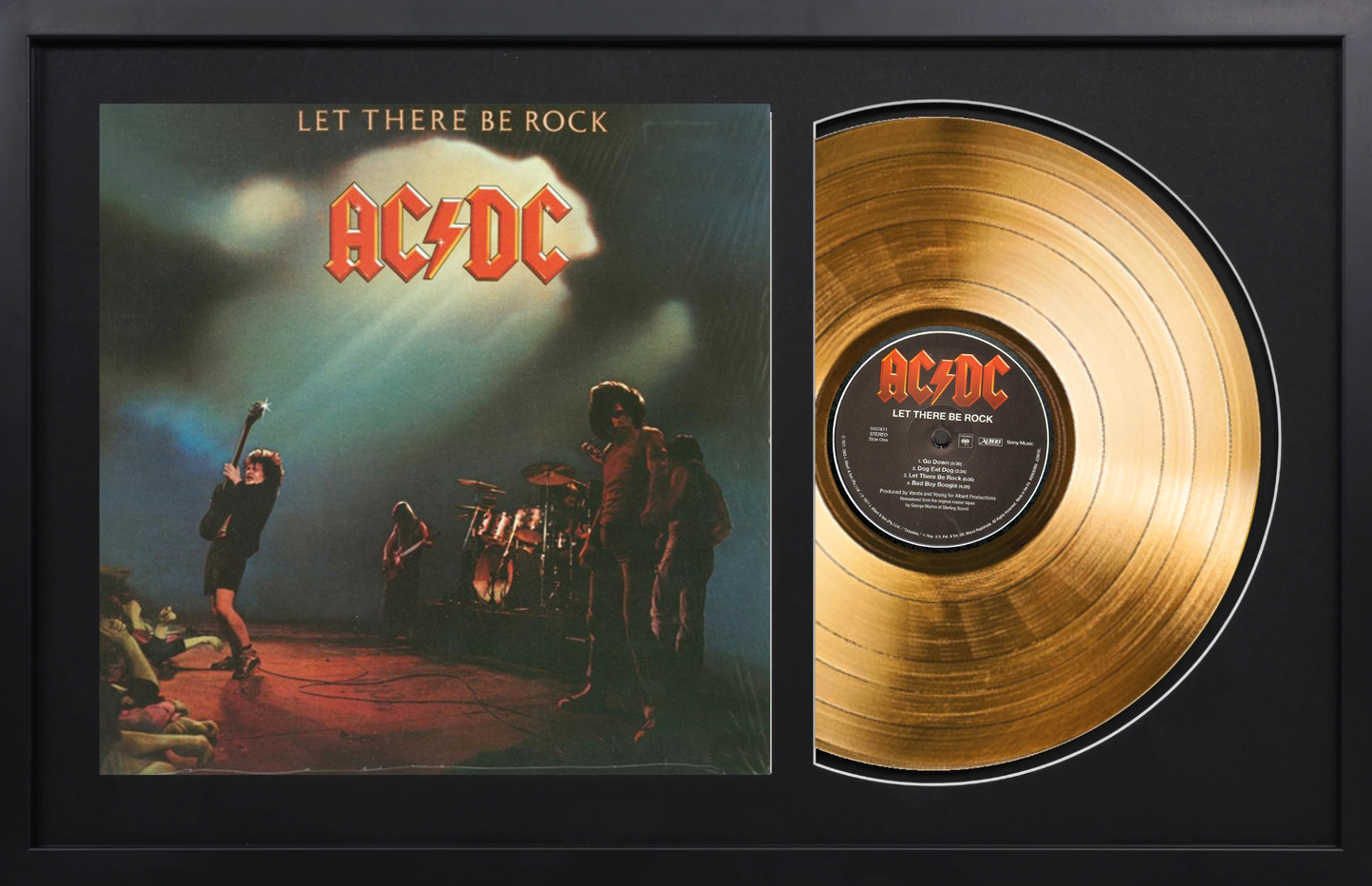 AC/DC - Let There Be Rock - 14K Gold Plated Vinyl