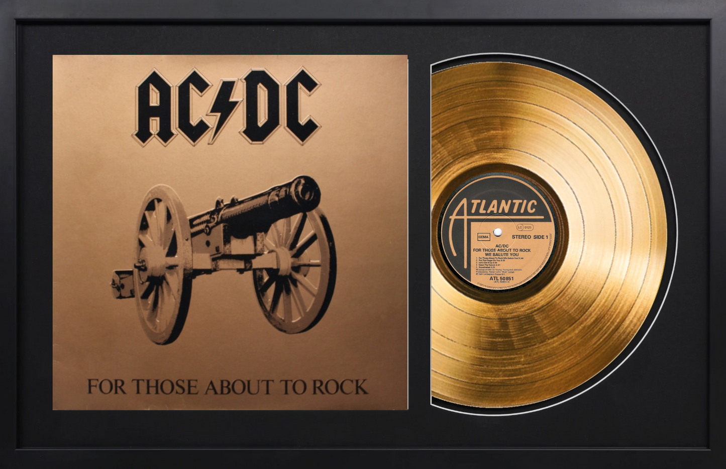 AC/DC - For Those About to Rock We Salute You - 14K Gold Plated Vinyl
