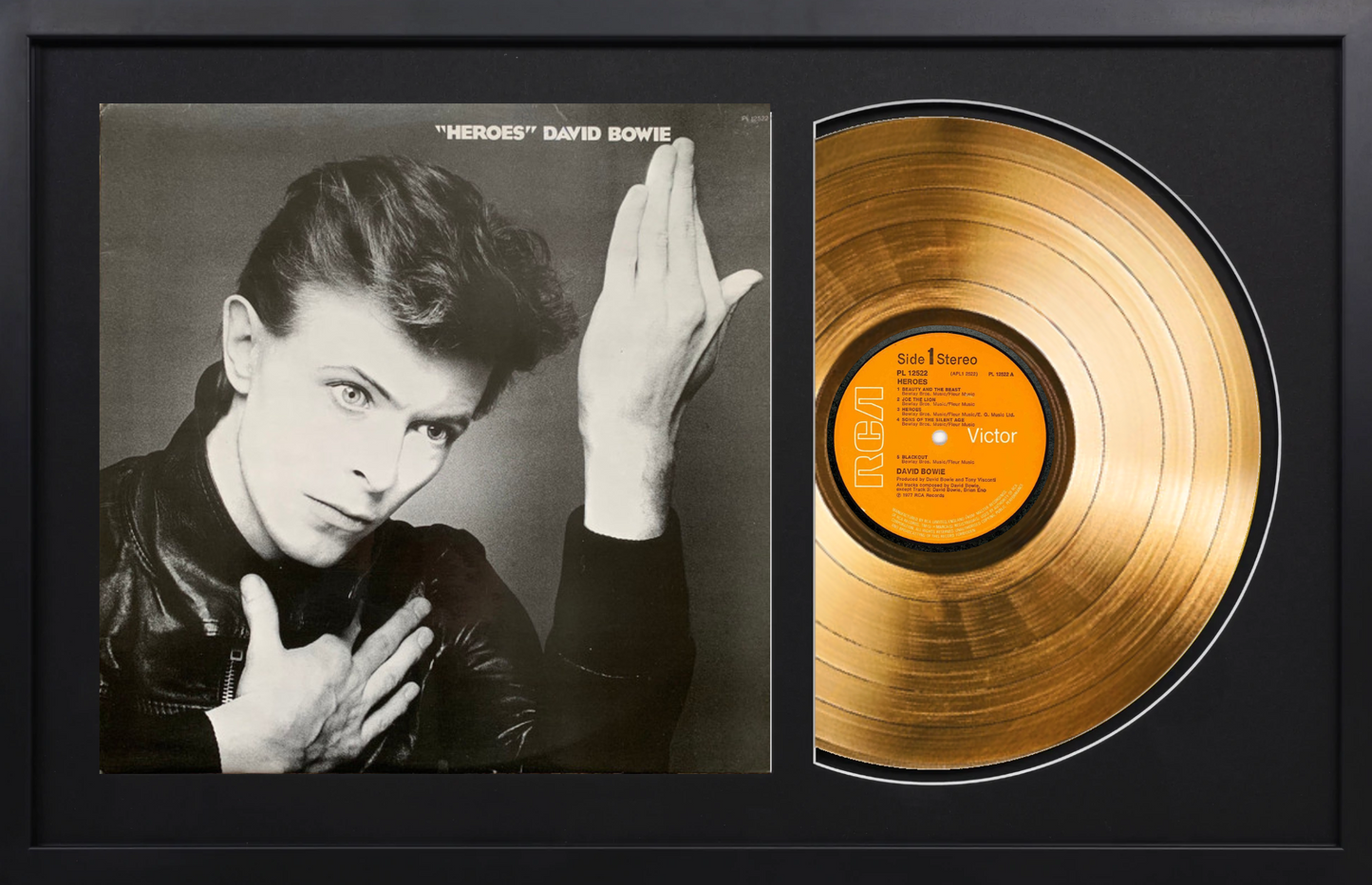 David Bowie - "Heroes" - 14K Gold Plated Vinyl