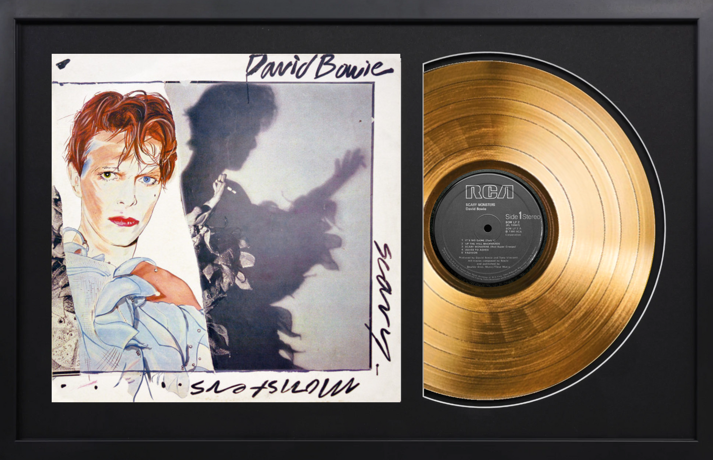 David Bowie - Scary Monsters (And Super Creeps) - 14K Gold Plated Vinyl