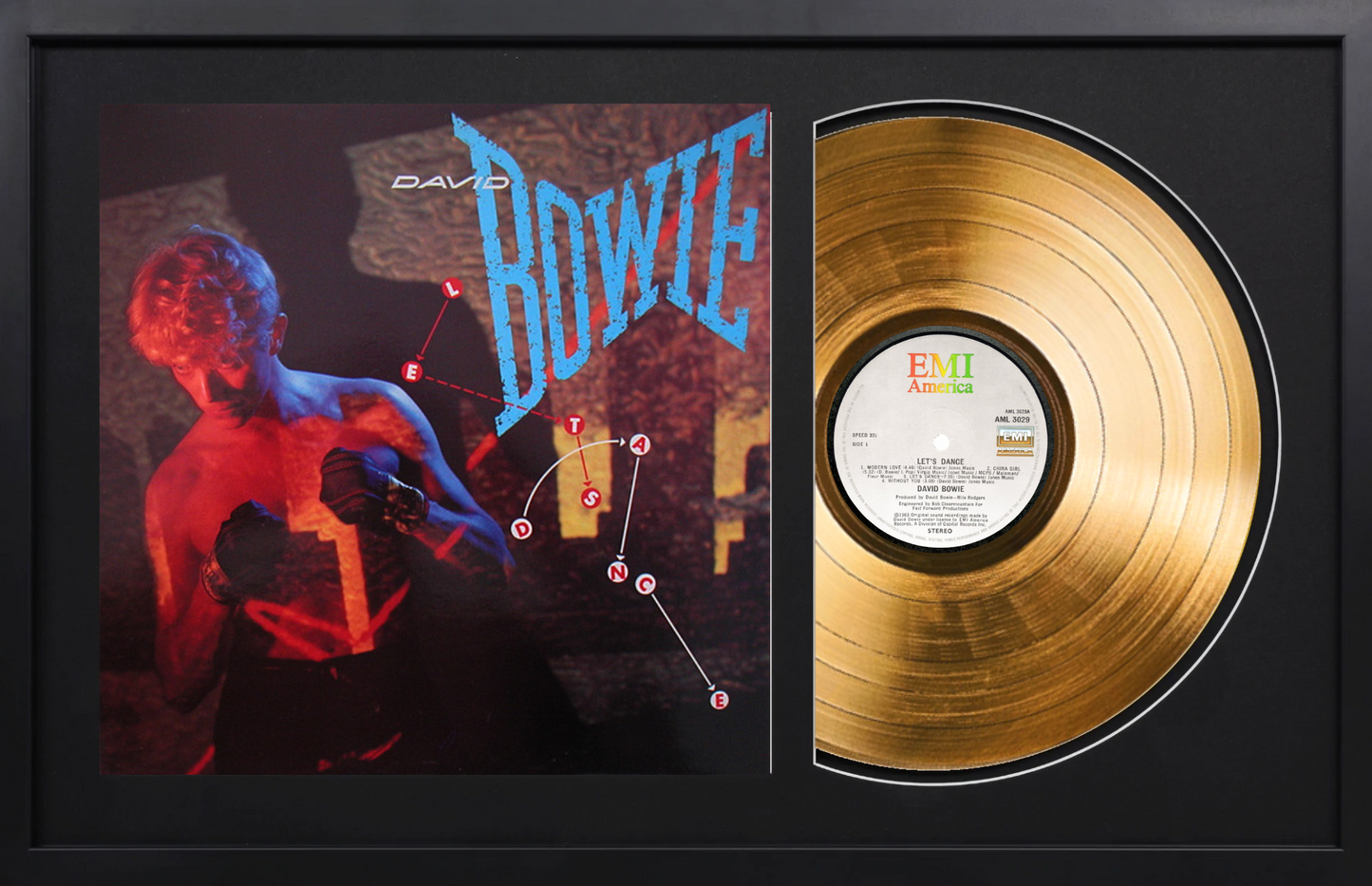 David Bowie - Let's Dance - 14K Gold Plated Vinyl