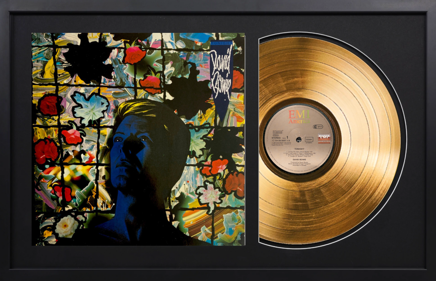 David Bowie - Tonight - 14K Gold Plated Vinyl