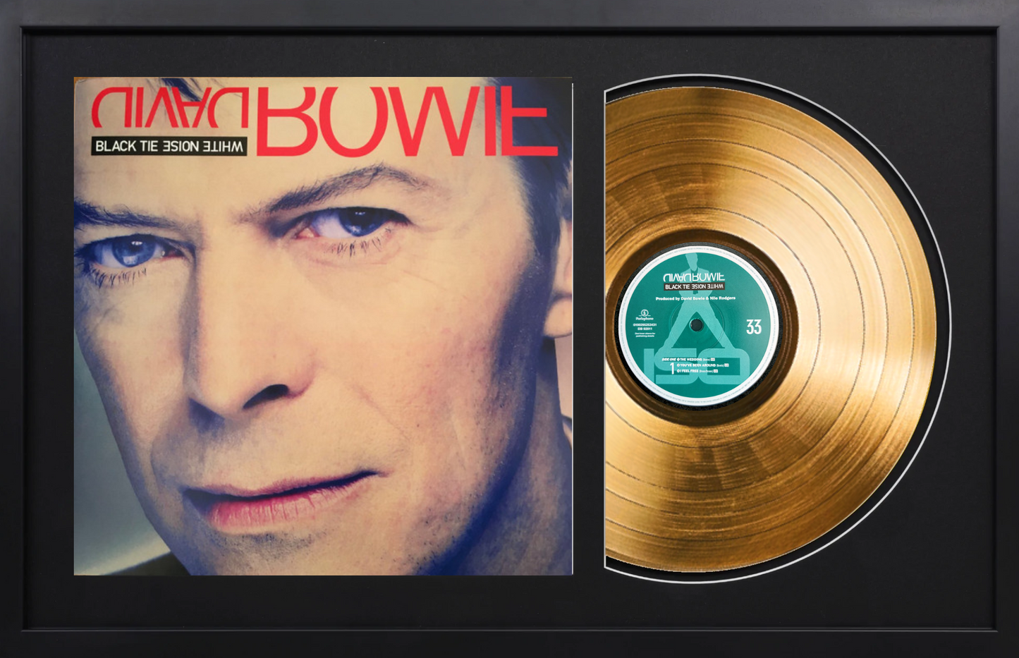 David Bowie - Black Tie White Noise - 14K Gold Plated Vinyl