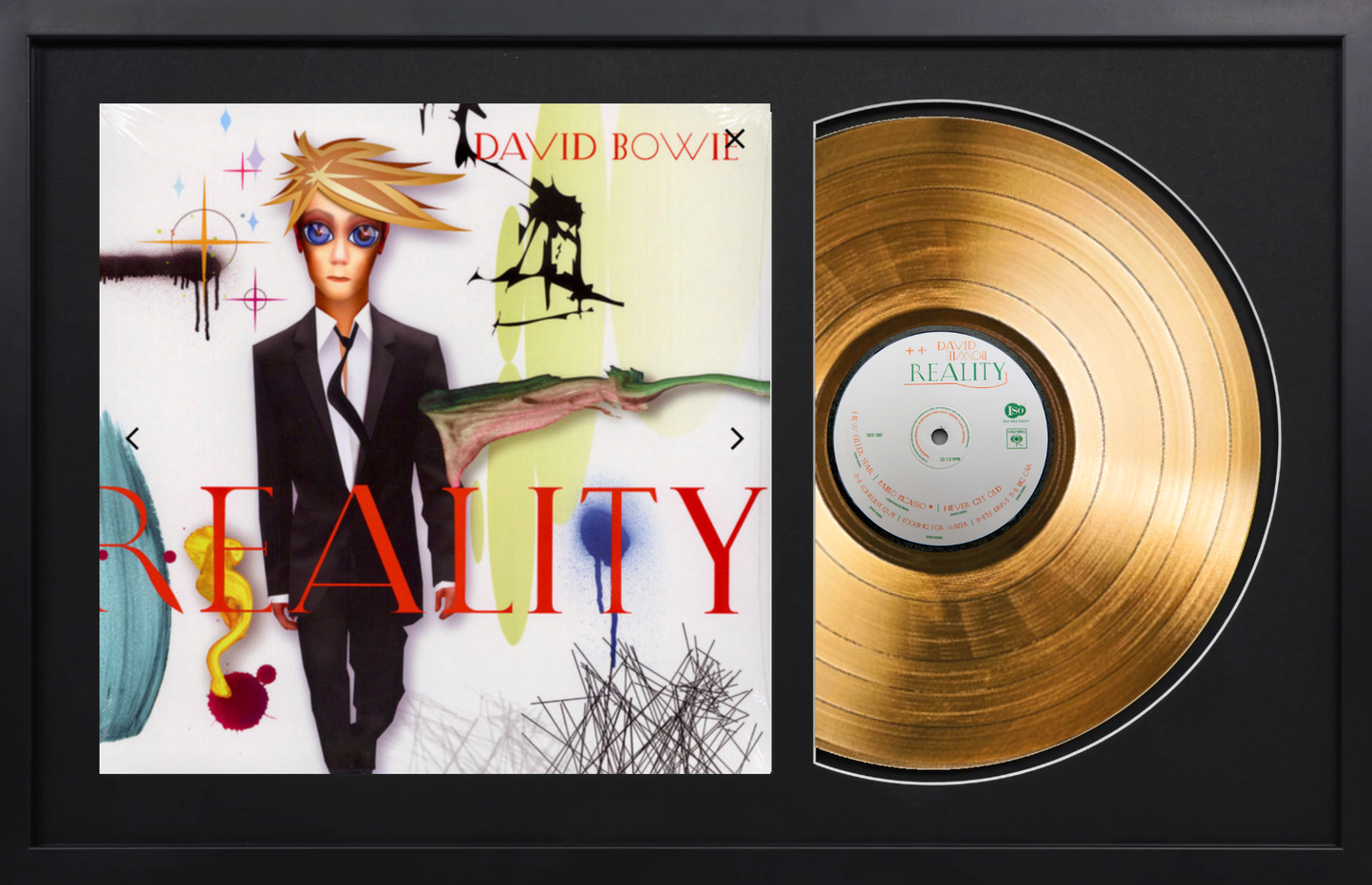 David Bowie - Reality - 14K Gold Plated Vinyl