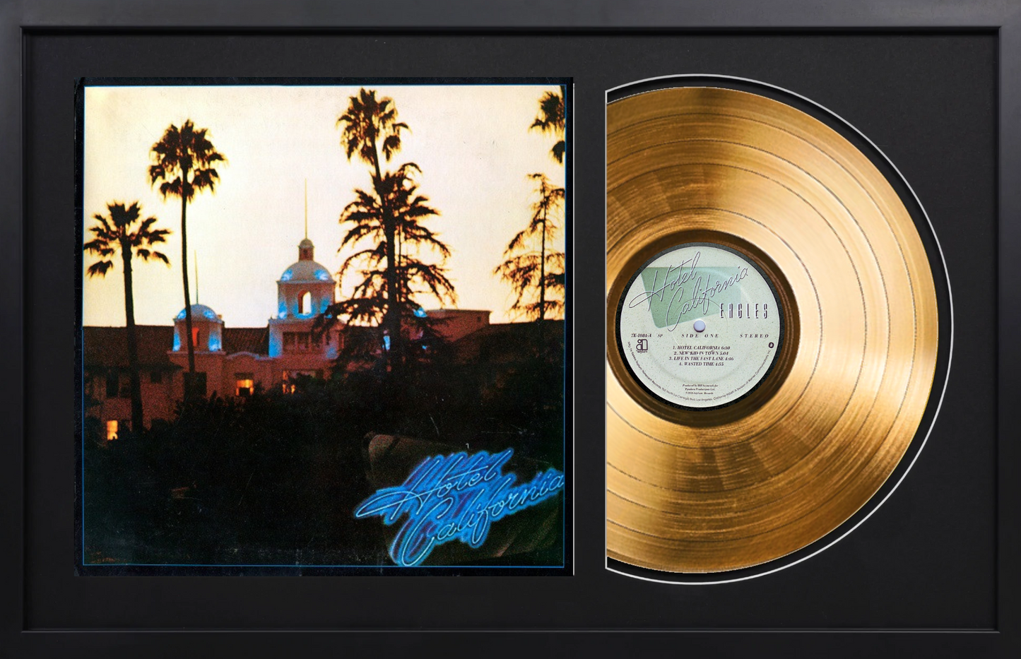 Eagles - Hotel California - 14K Gold Plated Vinyl