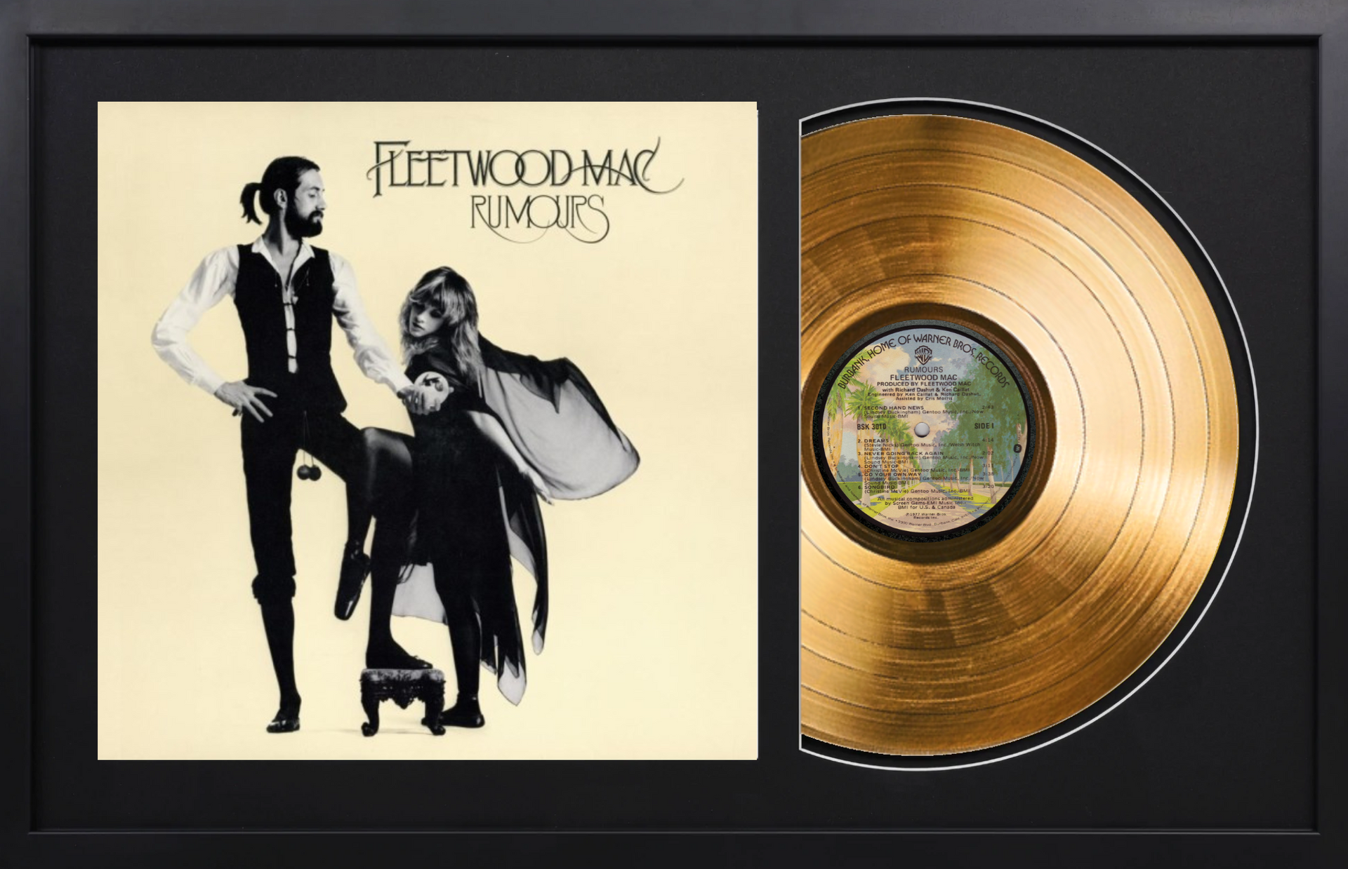 Fleetwood Mac - Rumours - 24K Gold Plated Vinyl – Gold Records USA