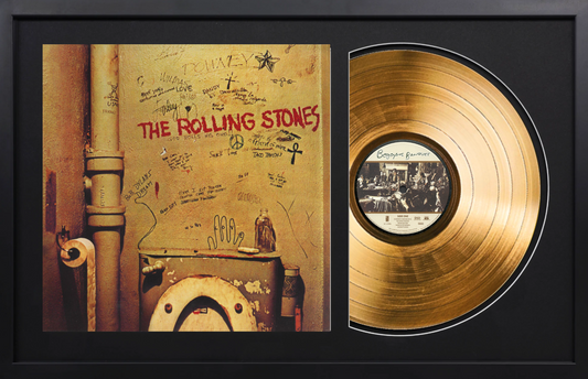 The Rolling Stones - Beggars Banquet - 24K Gold Framed Album