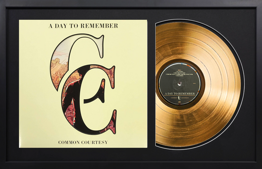 A Day to Remember - Common Courtesy - 14K Gold Plated Vinyl