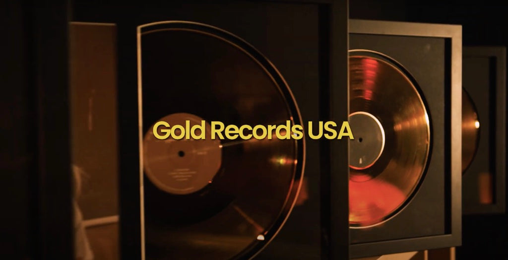 Load video: Our gold records look fantastic in any home or office