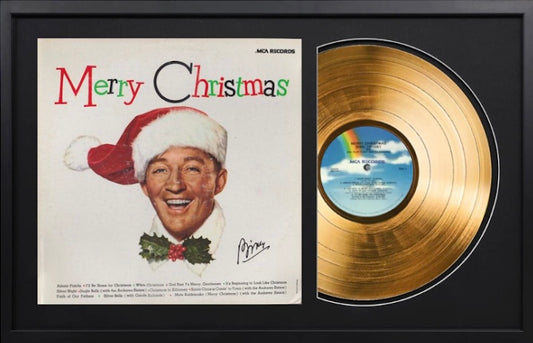 Bing Crosby - Merry Christmas - 14k Gold Plated Vinyl