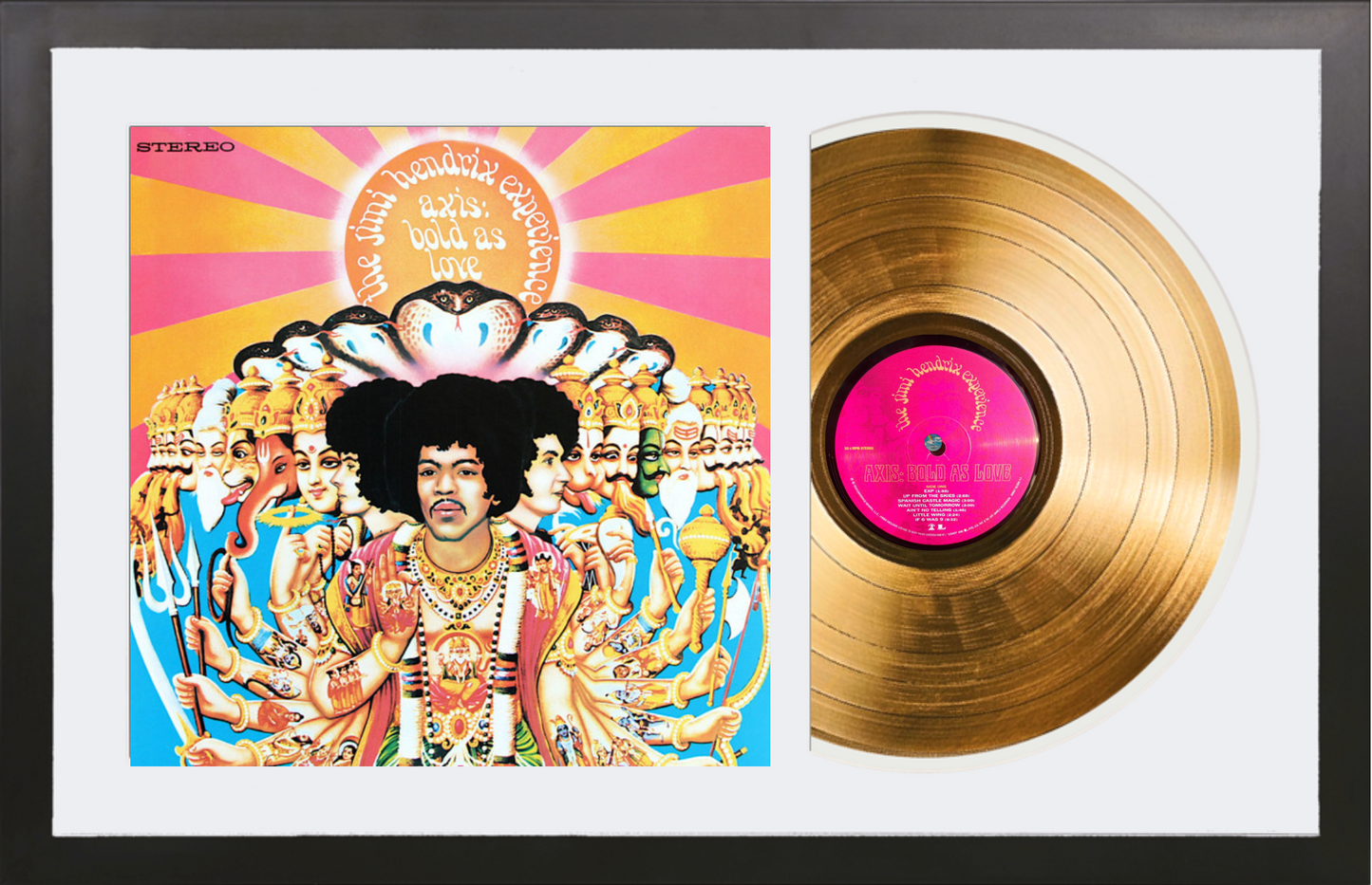 Jimi Hendrix - Axis: Bold As Love - 14K Gold Plated, Limited Edition Album