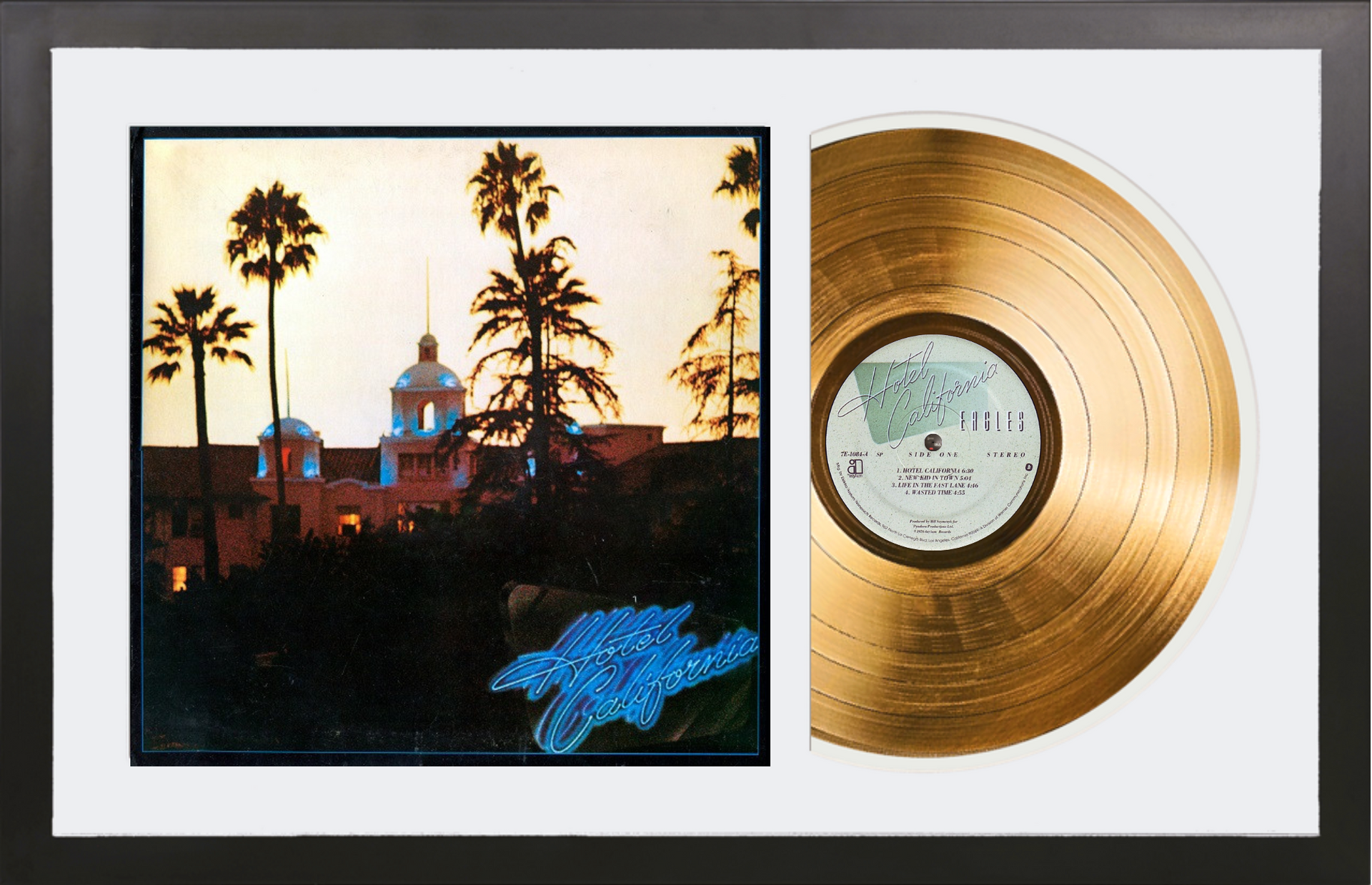 Eagles - Hotel California - 24K Gold Plated Vinyl – Gold Records USA
