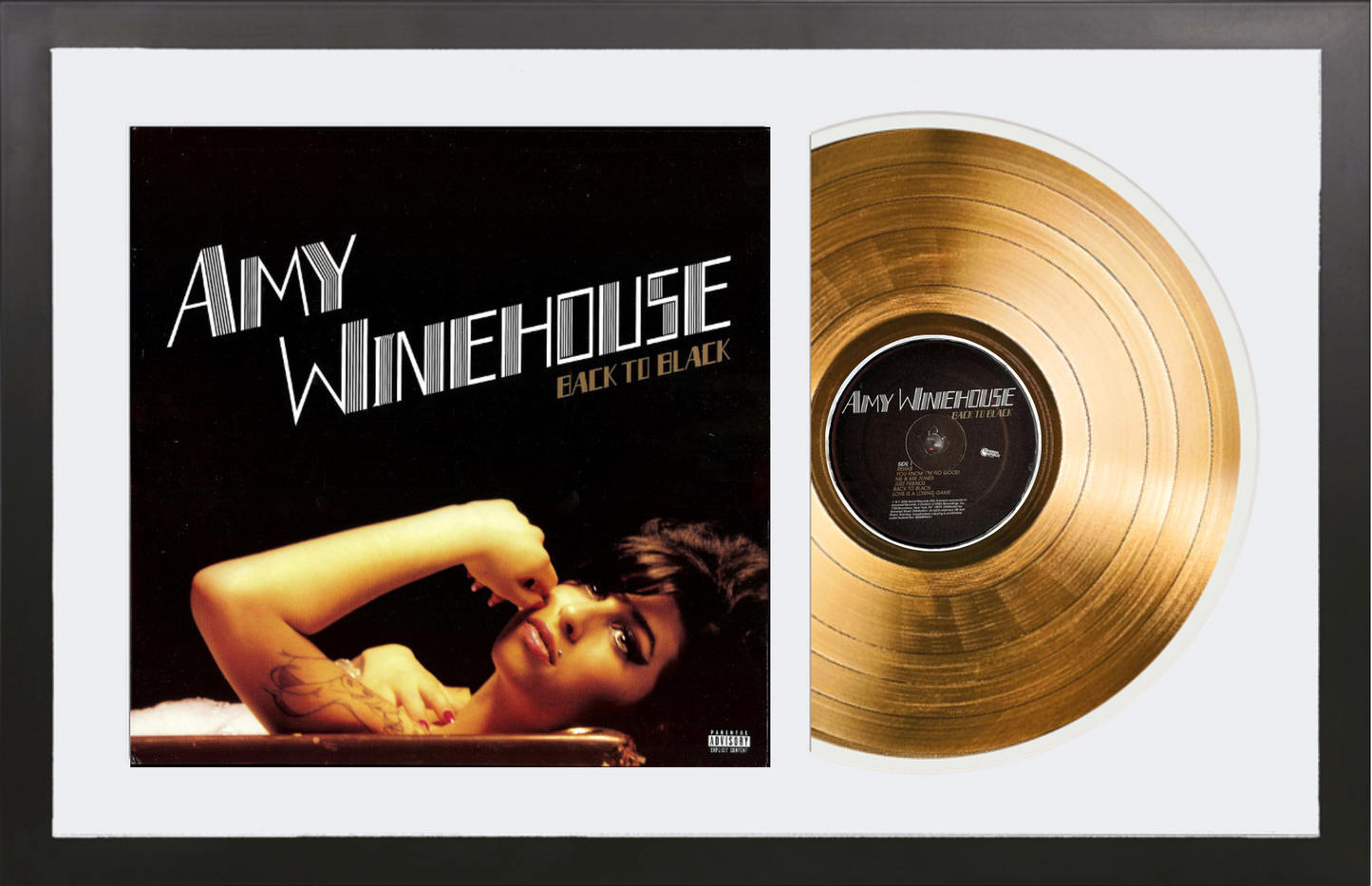 Amy Winehouse - Back to Black - 14K Gold Plated Vinyl