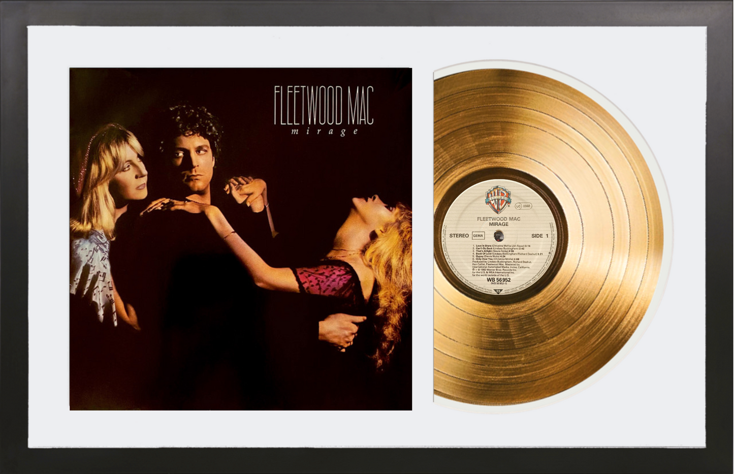 Fleetwood Mac - Mirage - 14K Gold Plated Vinyl