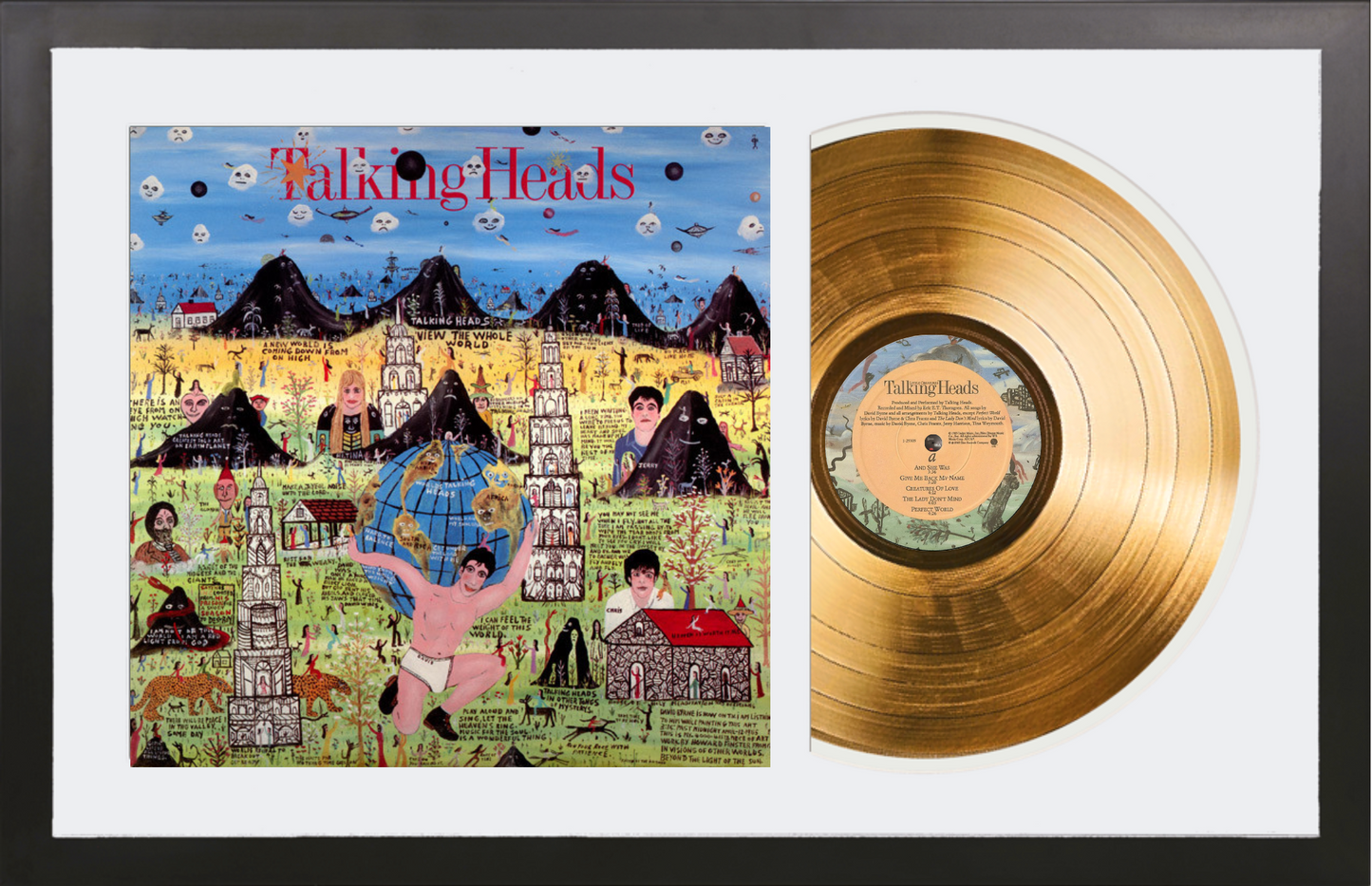 Talking Heads - Little Creatures - 14K Gold Framed Album