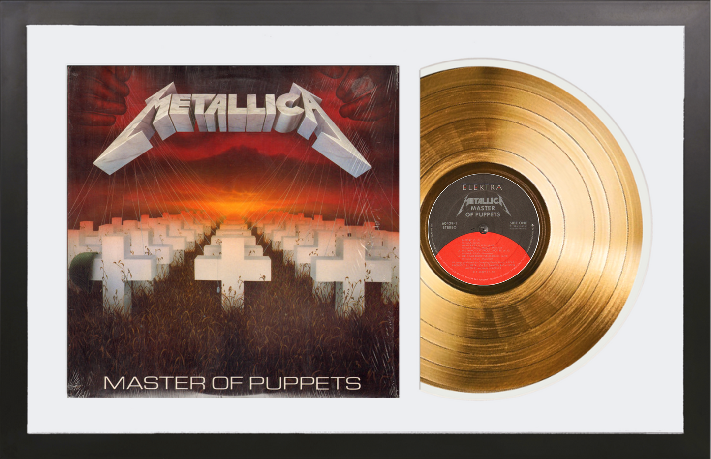 Metallica - Master Of Puppets - 24K Gold Plated, Limited Edition Album