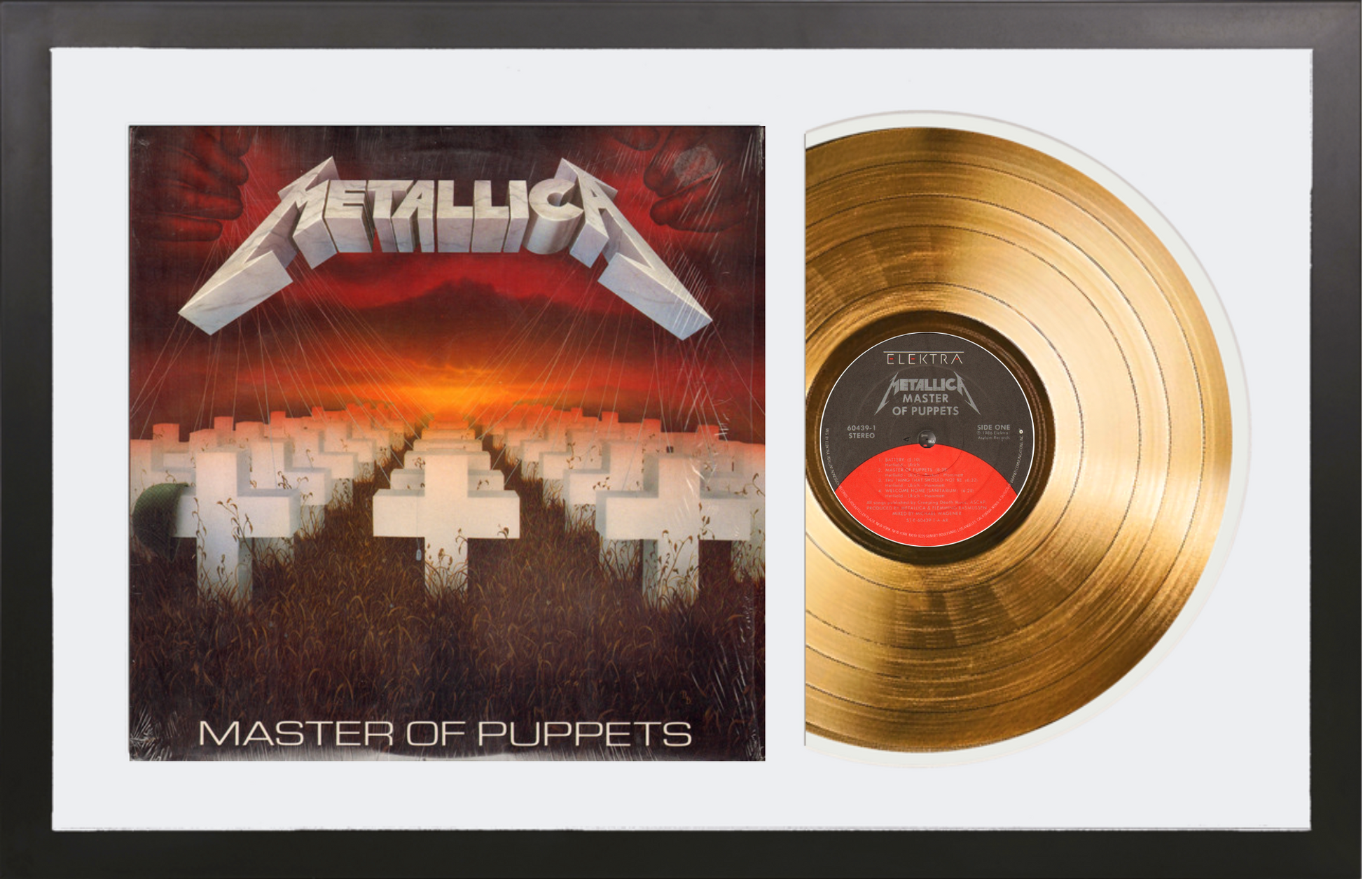 Metallica - Master Of Puppets - 14K Gold Plated, Limited Edition Album –  Gold Records USA