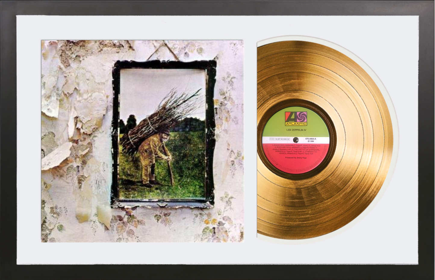 Led Zeppelin - IV - 14K Gold Plated, Limited Edition Album