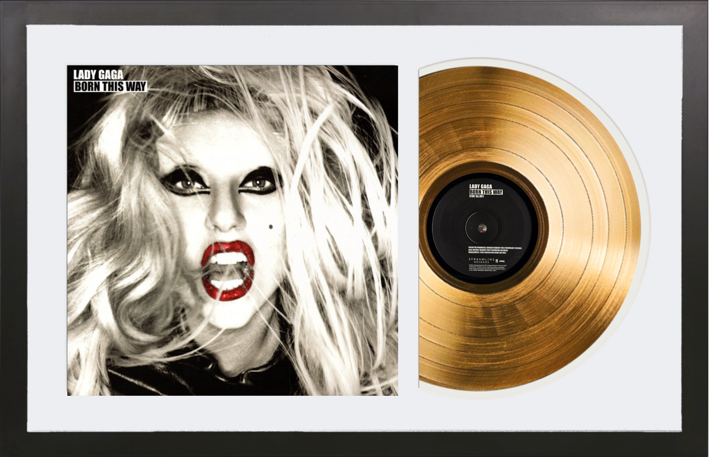 Lady Gaga - Born This Way - 14K Gold Plated, Limited Edition Album
