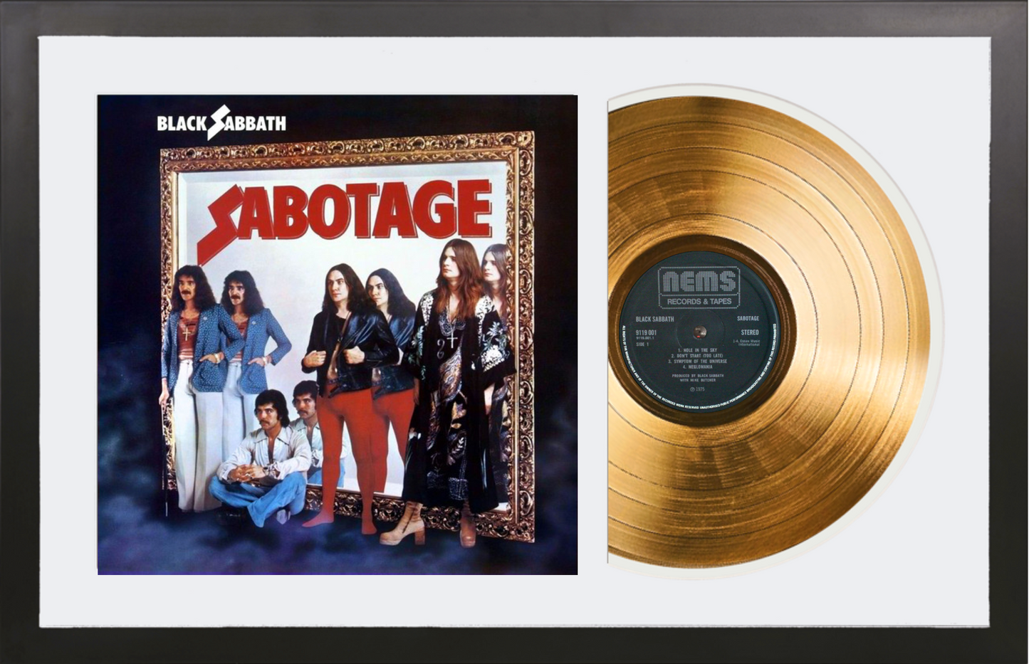 Black Sabbath - Sabotage - 14K Gold Plated Vinyl