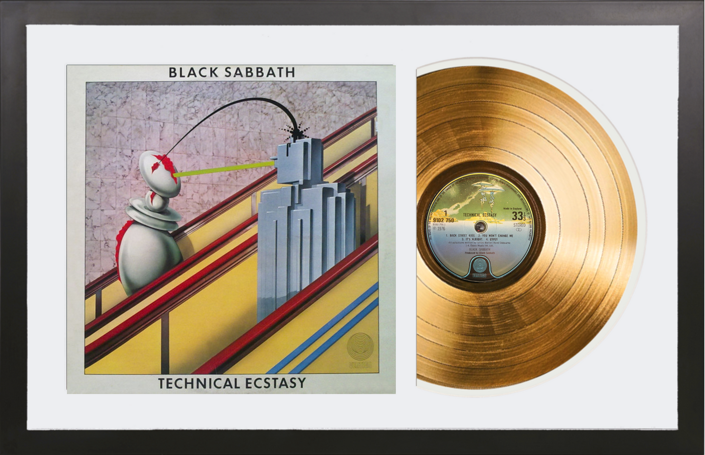 Black Sabbath - Technical Ecstasy - 14K Gold Plated Vinyl