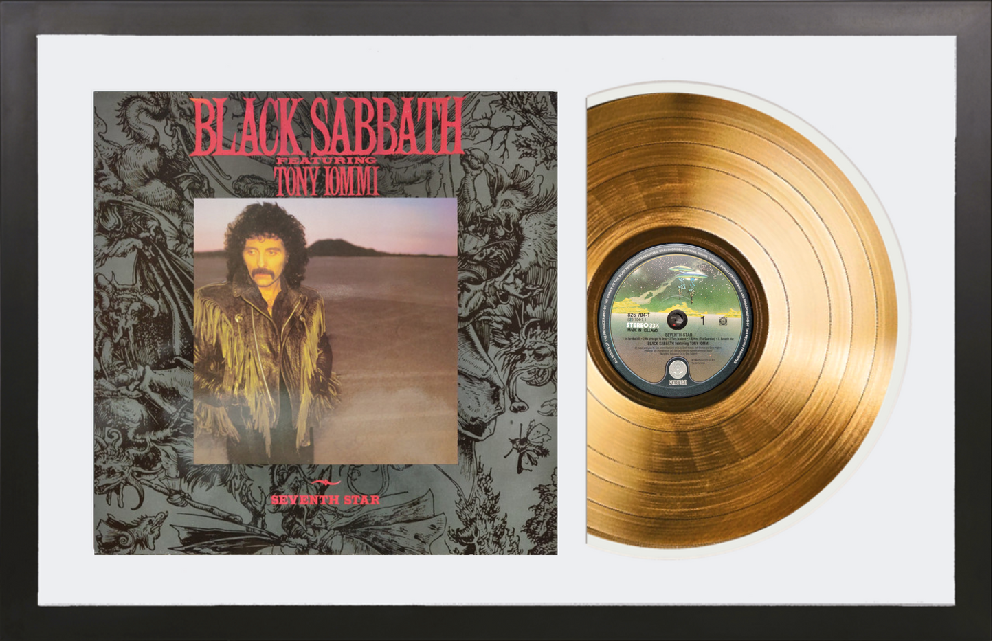 Black Sabbath - Seventh Star - 14K Gold Plated Vinyl