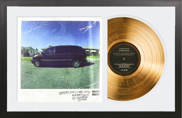 Kendrick Lamar - Good Kid, M.A.A.D City - 24K Gold Plated, Limited Kendrick Lamar - Good Kid, M.A.A.D City - 24K Gold Plated, Limited