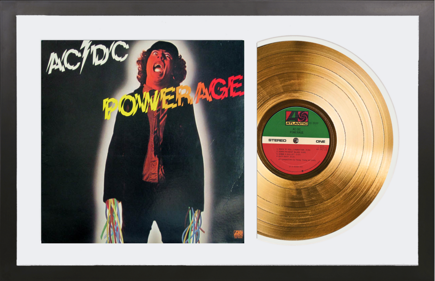 AC/DC - Powerage - 14K Gold Plated Vinyl