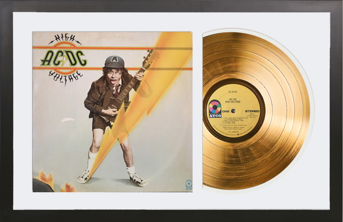 AC/DC - High Voltage - 14K Gold Plated Vinyl