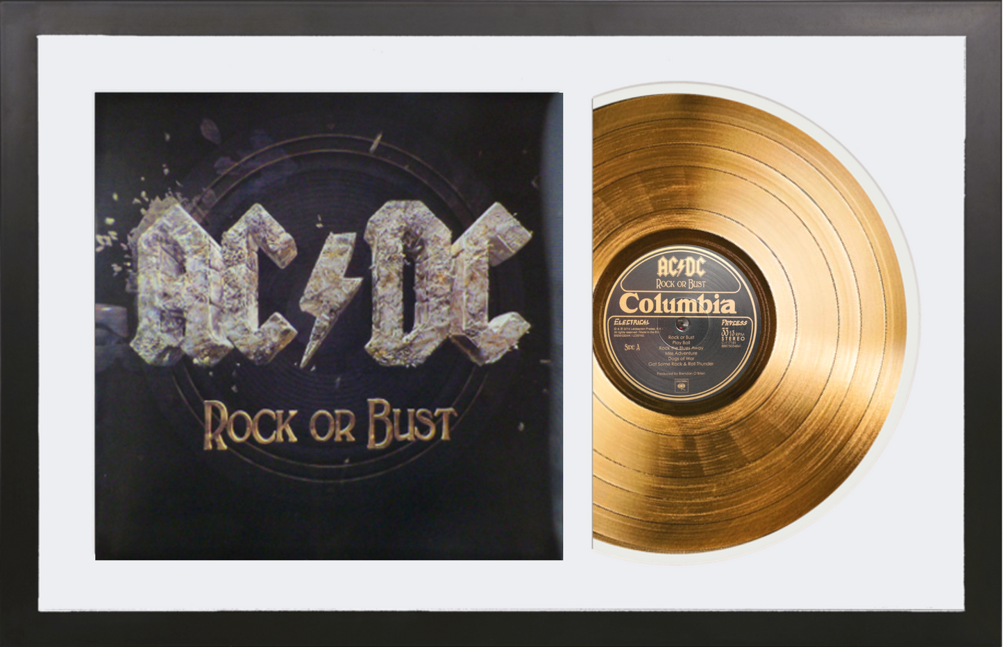 AC/DC - Rock or Bust - 14K Gold Plated Vinyl