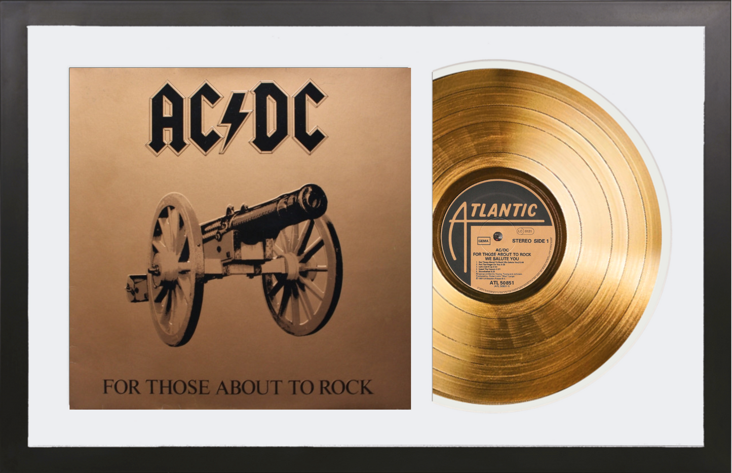AC/DC - For Those About to Rock We Salute You - 14K Gold Plated Vinyl