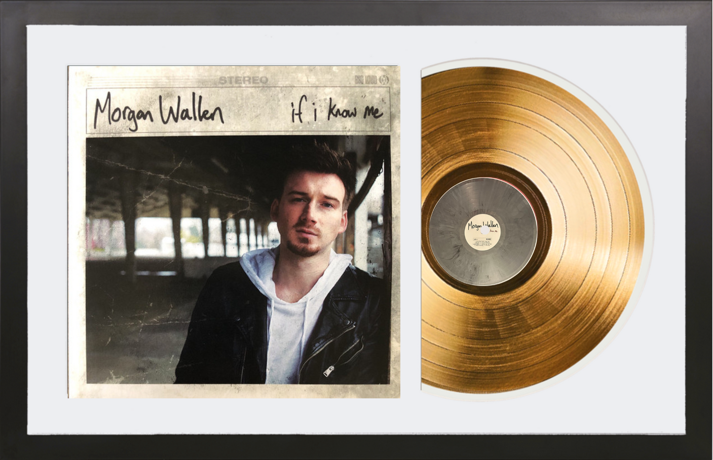 Morgan Wallen - If I Know Me - 14K Gold Framed Album