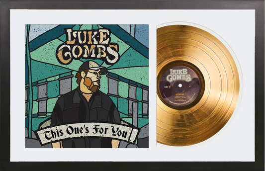 Luke Combs - This One's For You - 14K Gold Framed Album