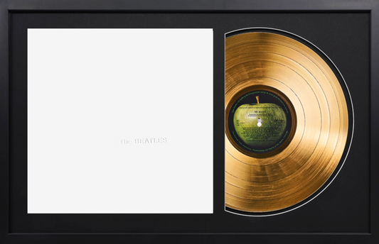 The Beatles - The Beatles (White Album) - 14K Gold Framed Album