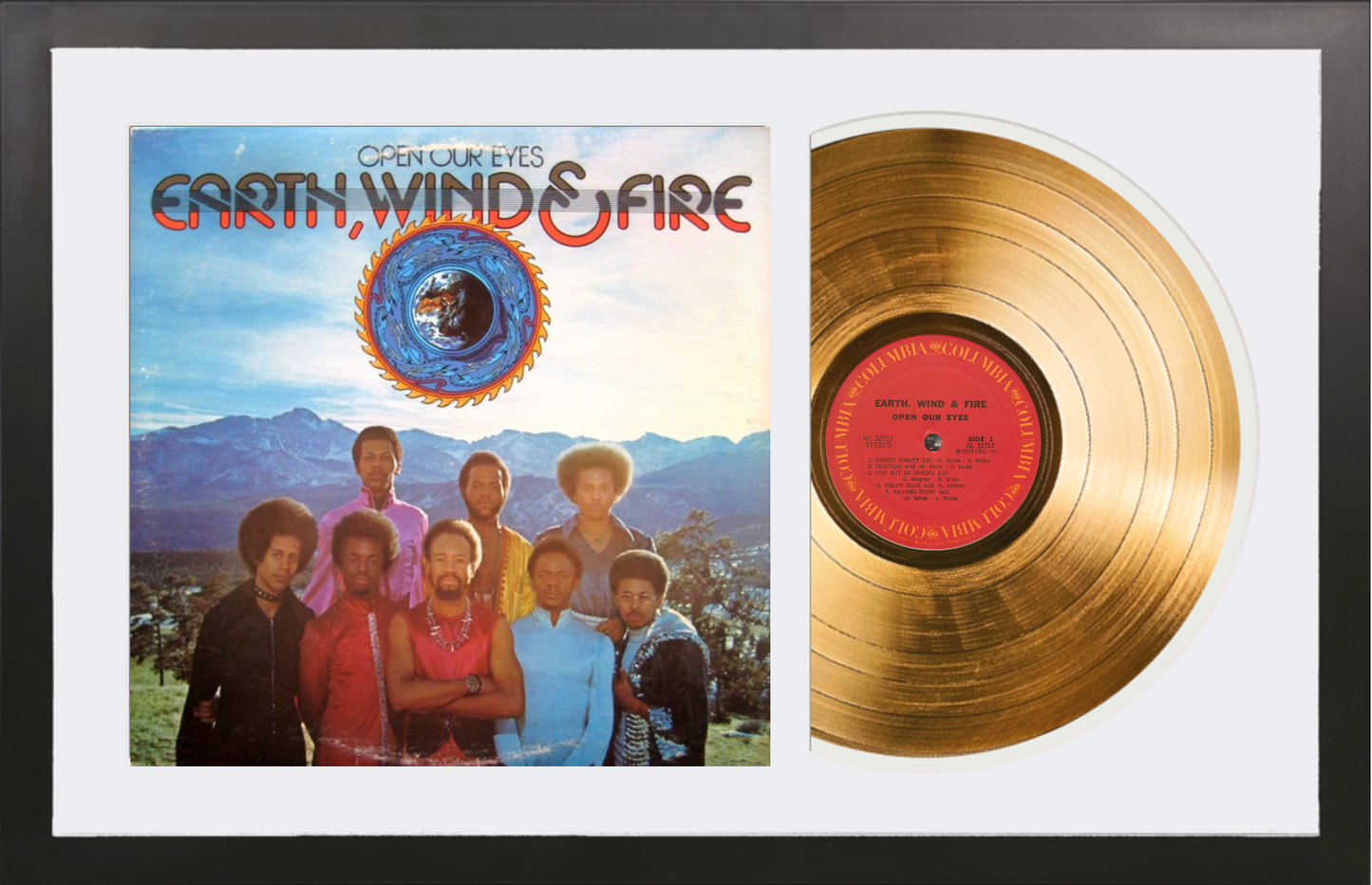 Earth, Wind & Fire - Open Our Eyes - 14K Gold Plated Vinyl