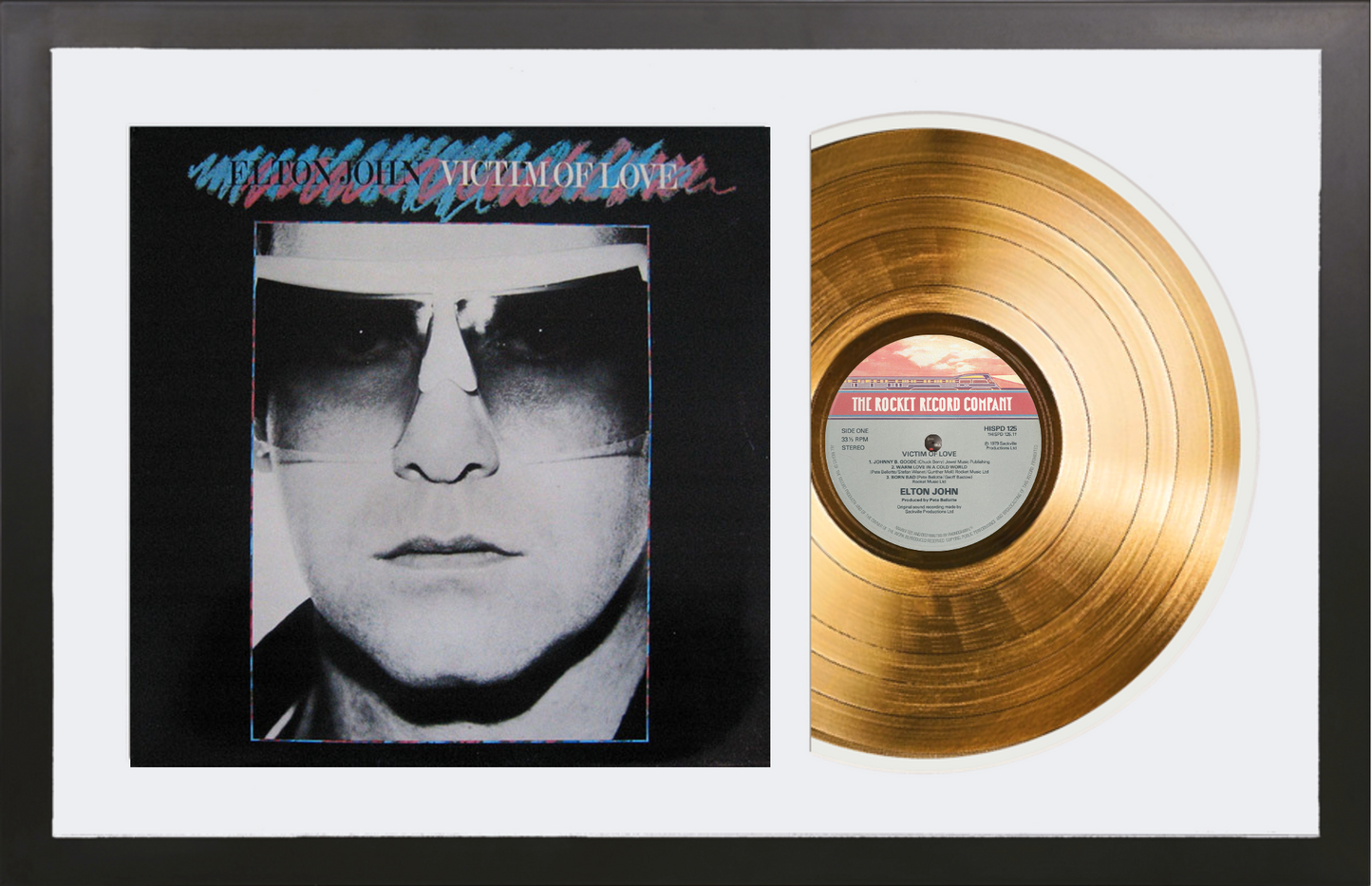 Elton John - Victim of Love - 14K Gold Plated Vinyl
