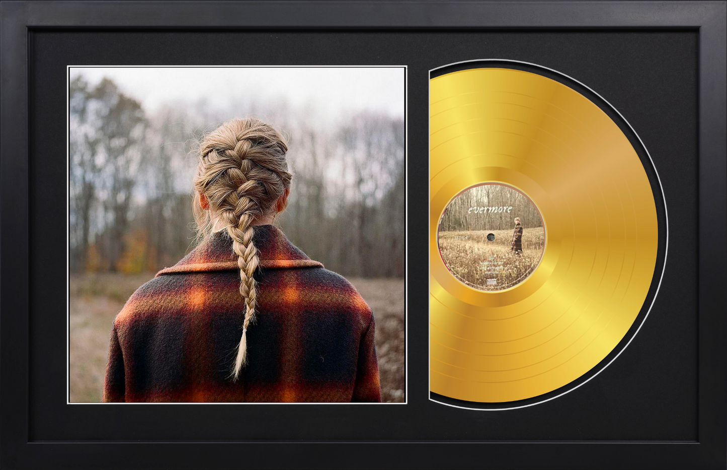 Taylor Swift - Evermore - 14K Gold Record - Limited Edition Album