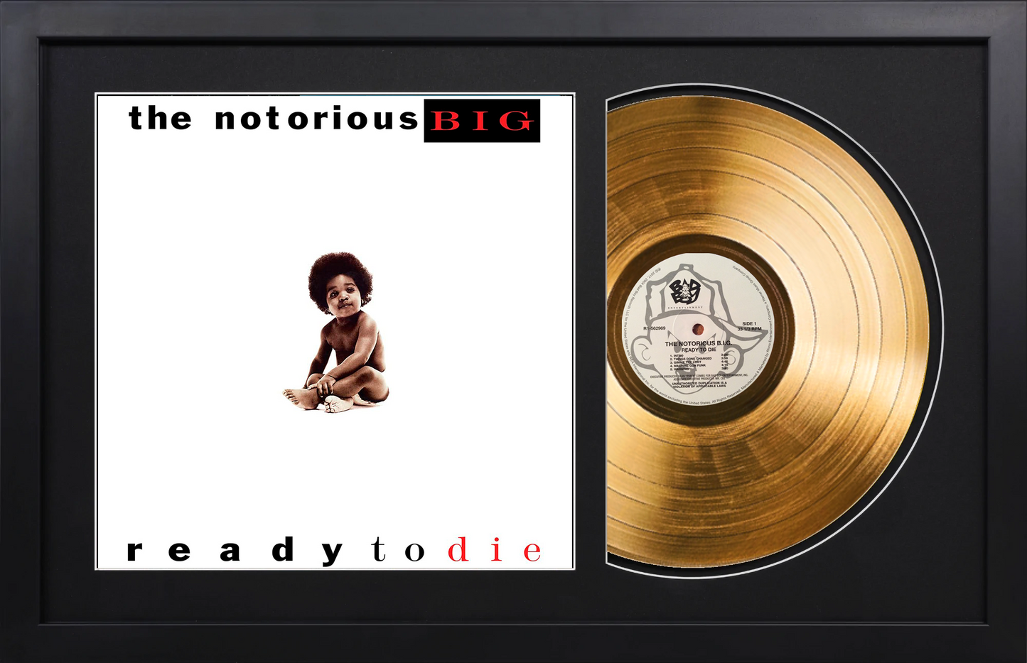 The Notorious B.I.G - Ready to Die - 14K Gold Plated, Limited Edition Album