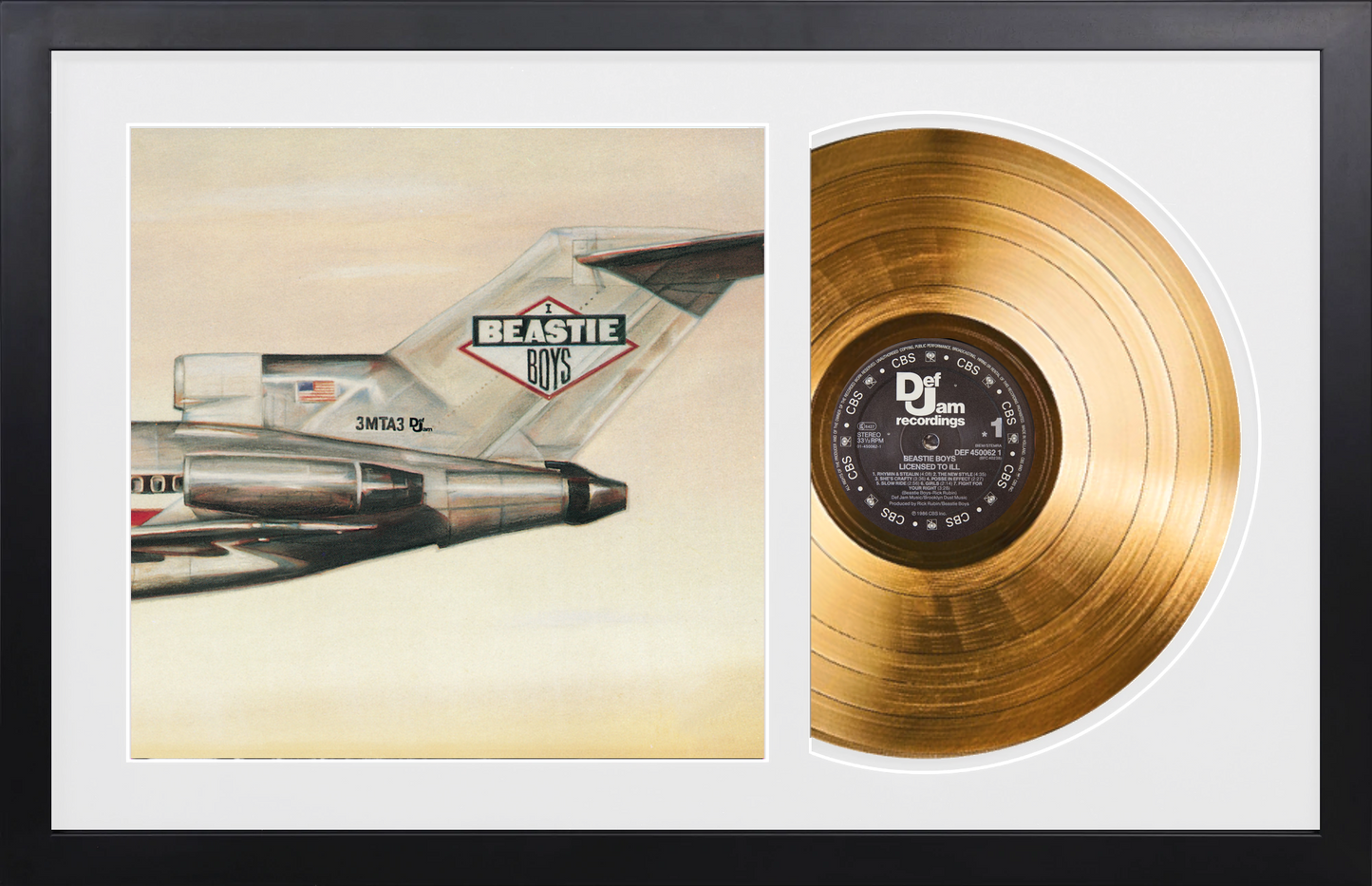 Beastie Boys - Licensed to Ill - 14K Gold-Plated Vinyl