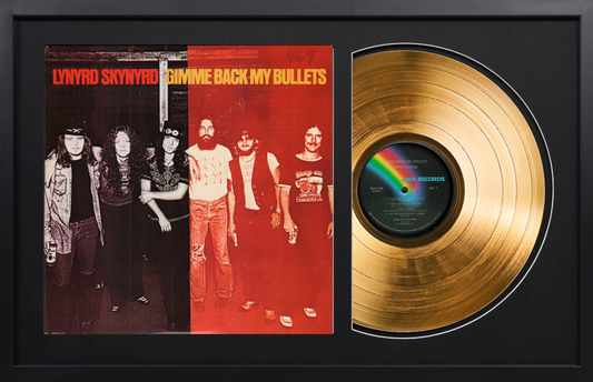 Lynyrd Skynyrd - Gimme Back My Bullets - 14K Gold Framed Album