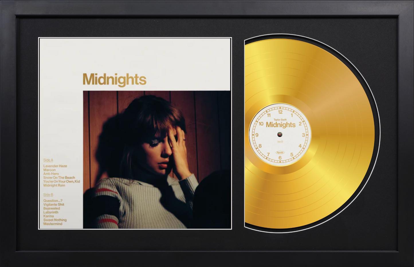 Taylor Swift - Midnights - 14K Gold Plated, Limited Edition Album