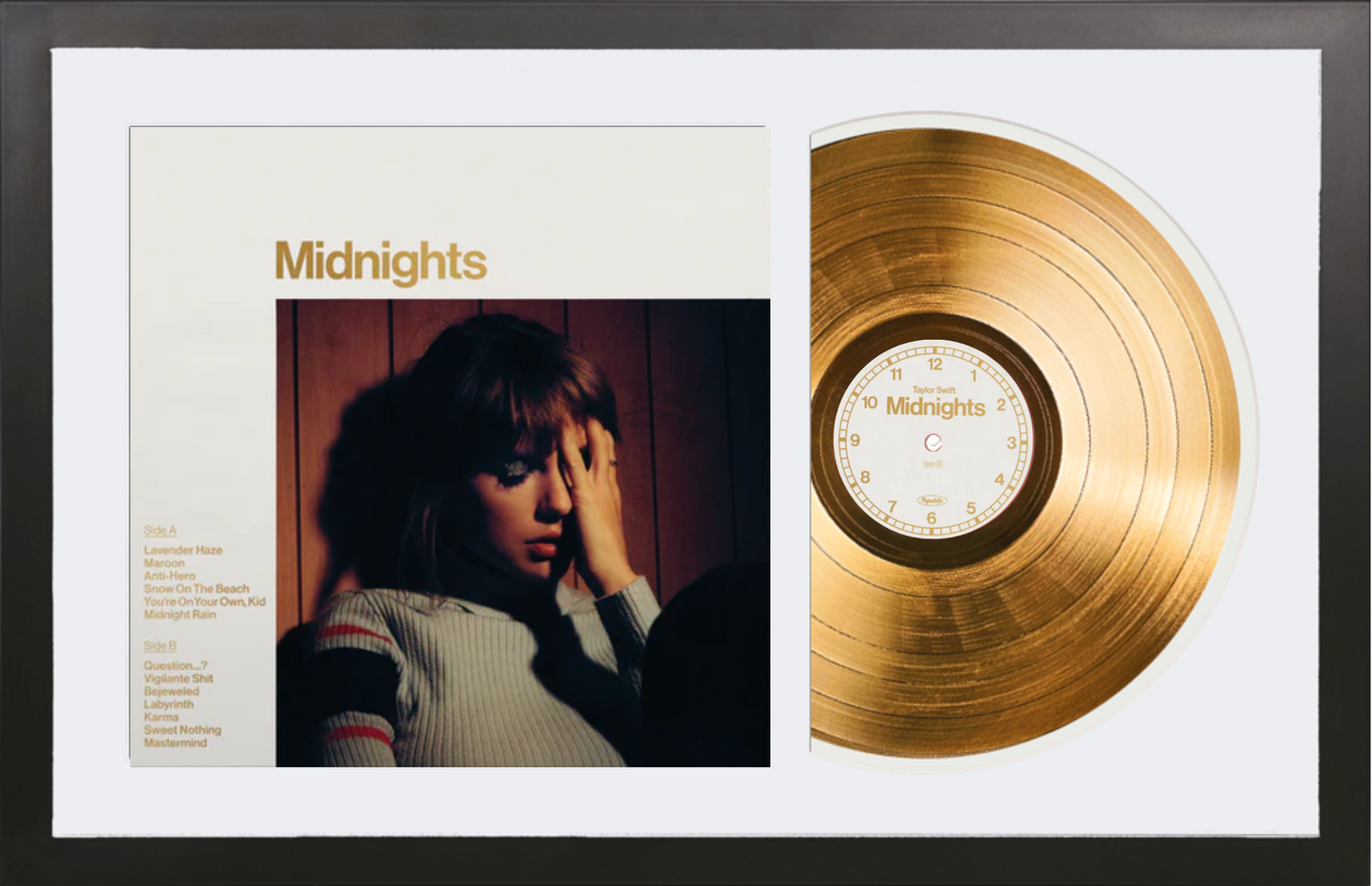 Taylor Swift - Midnights - 14K Gold Plated, Limited Edition Album