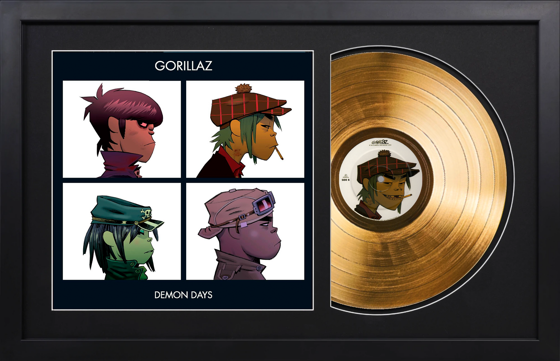 Pludselig nedstigning Smidighed Leia Gorillaz - Demon Days - 14K Gold Plated, Limited Edition Album – Gold  Records USA